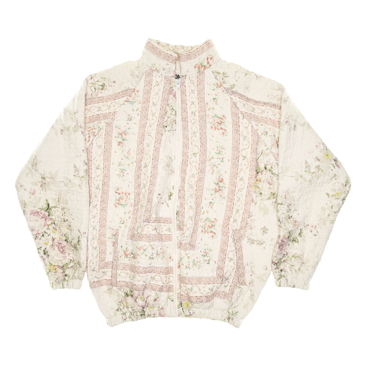 Baby Pink Floral Classic Quilt Bomber