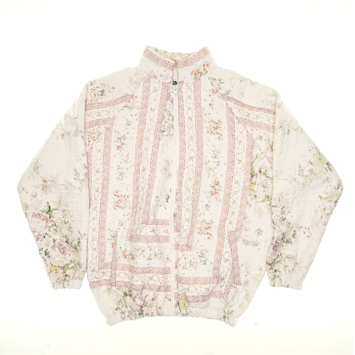 Baby Pink Floral Classic Quilt Bomber