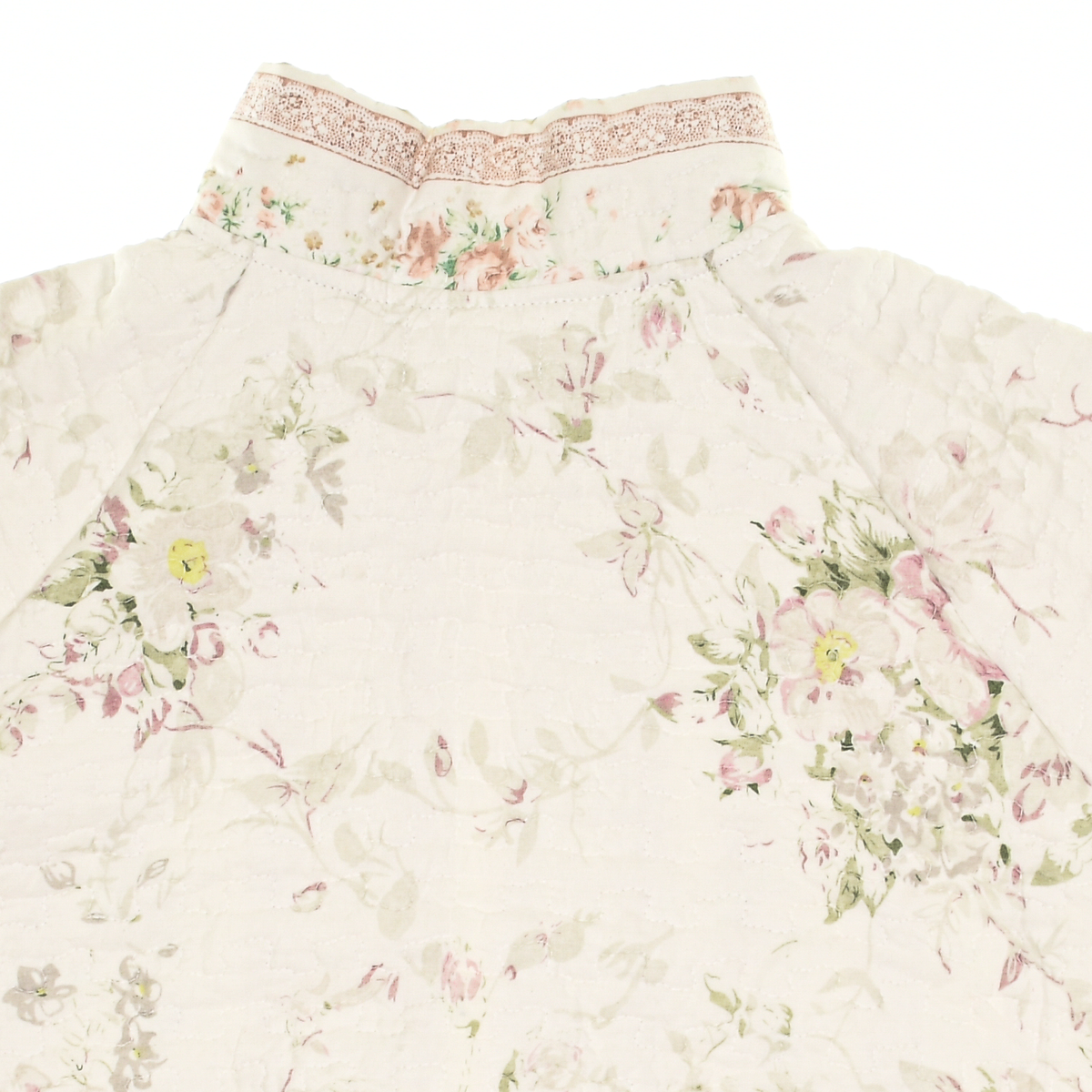 Baby Pink Floral Classic Quilt Bomber
