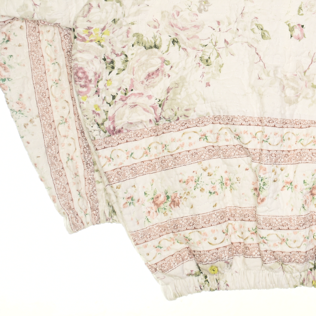 Baby Pink Floral Classic Quilt Bomber