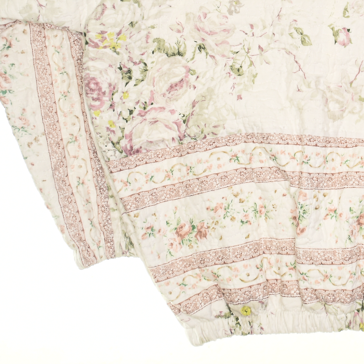 Baby Pink Floral Classic Quilt Bomber
