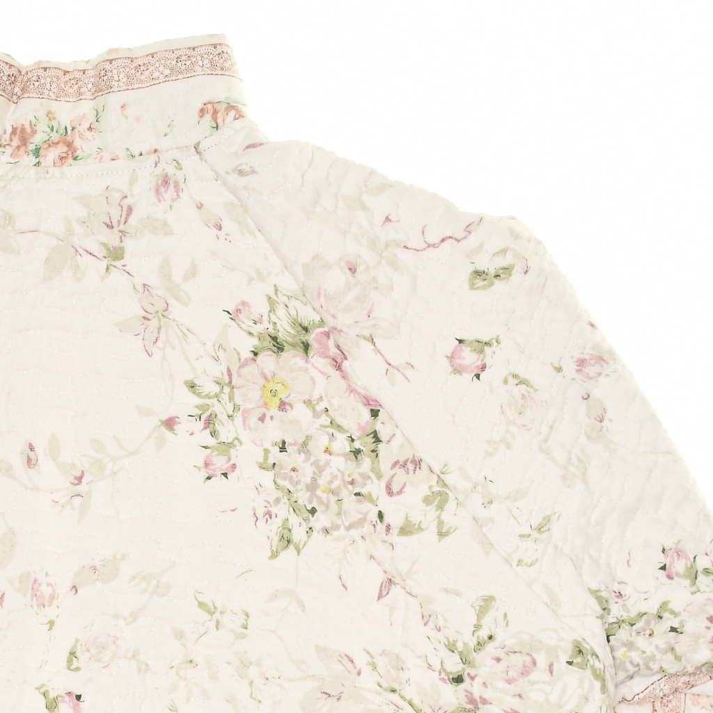 Baby Pink Floral Classic Quilt Bomber
