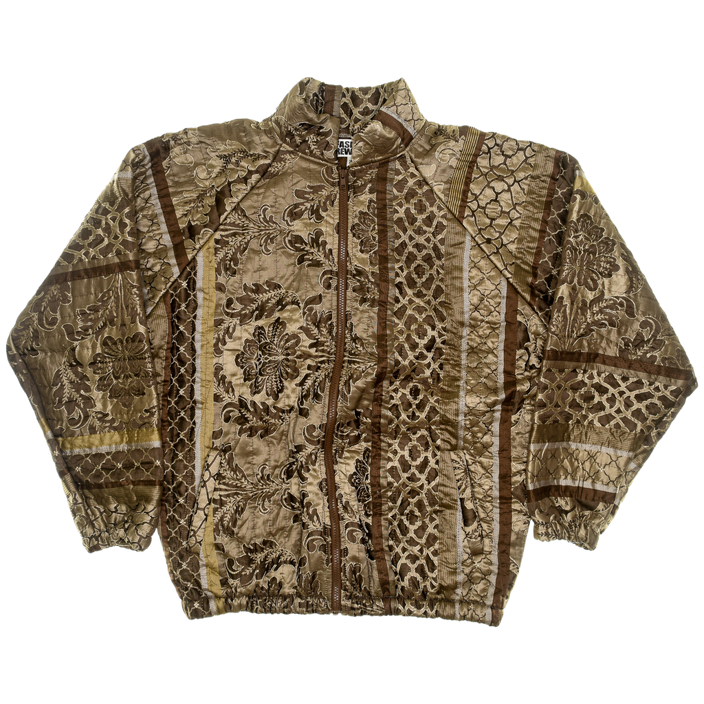Brown Classic Quilt Bomber