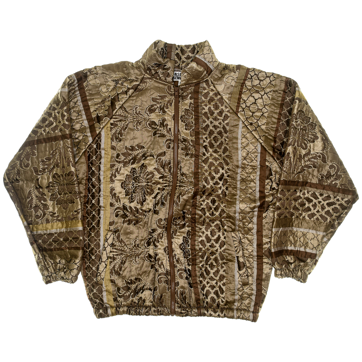 Brown Classic Quilt Bomber