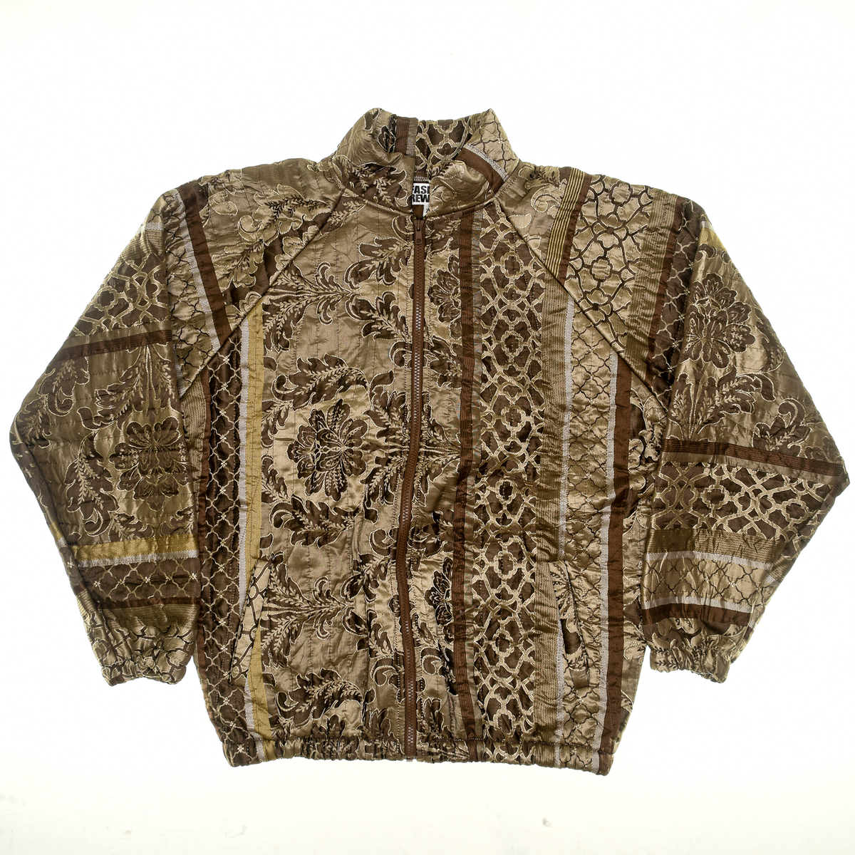 Brown Classic Quilt Bomber