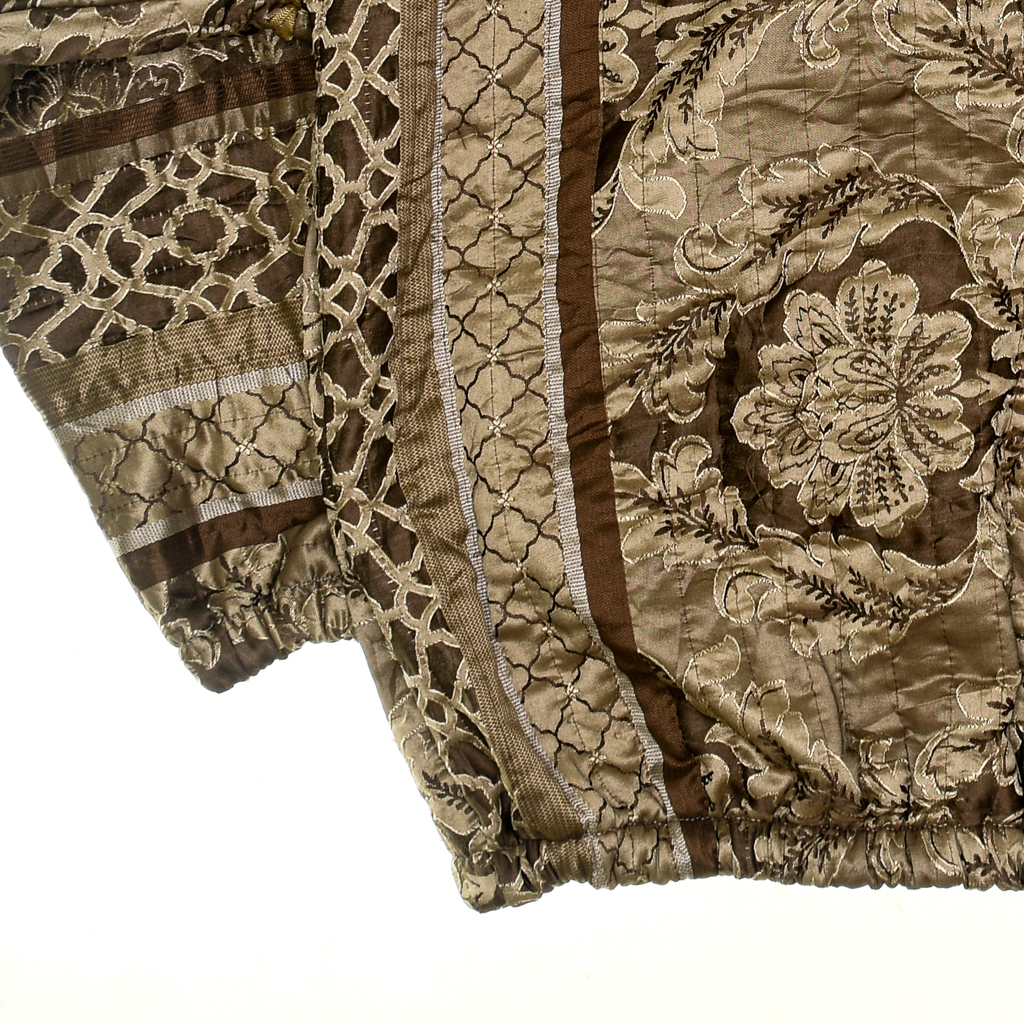 Brown Classic Quilt Bomber