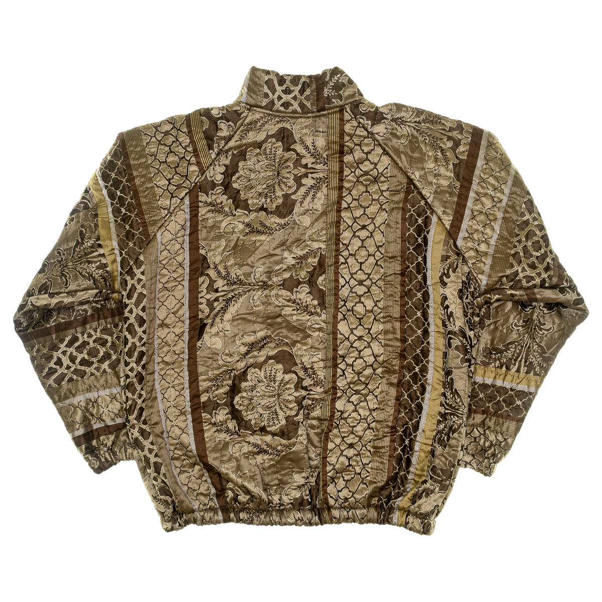 Brown Classic Quilt Bomber