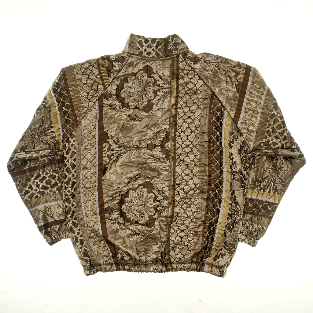 Brown Classic Quilt Bomber