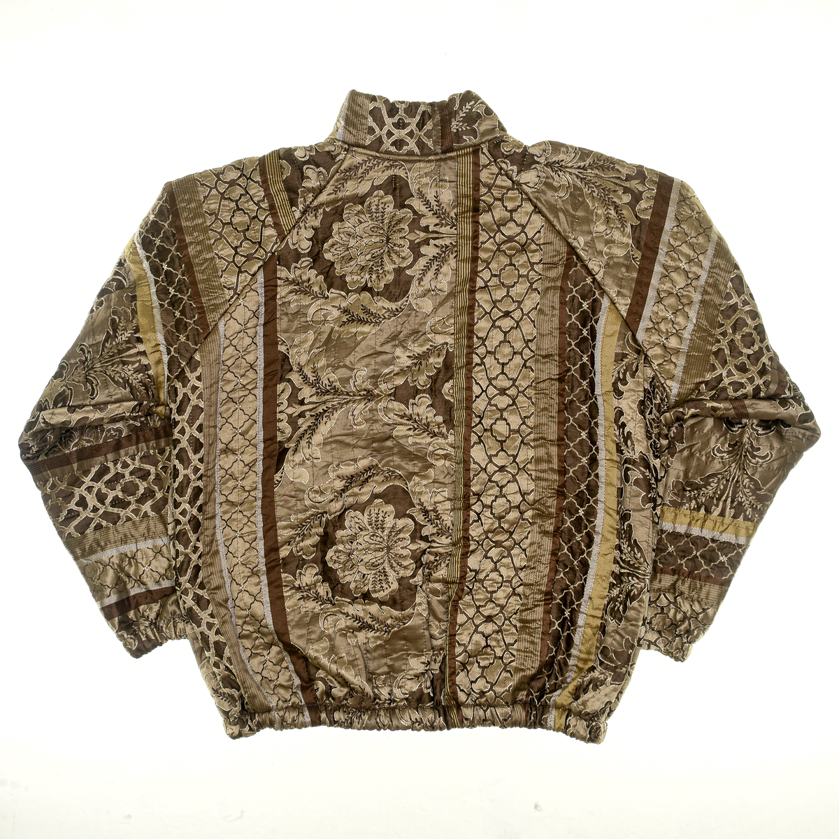Brown Classic Quilt Bomber