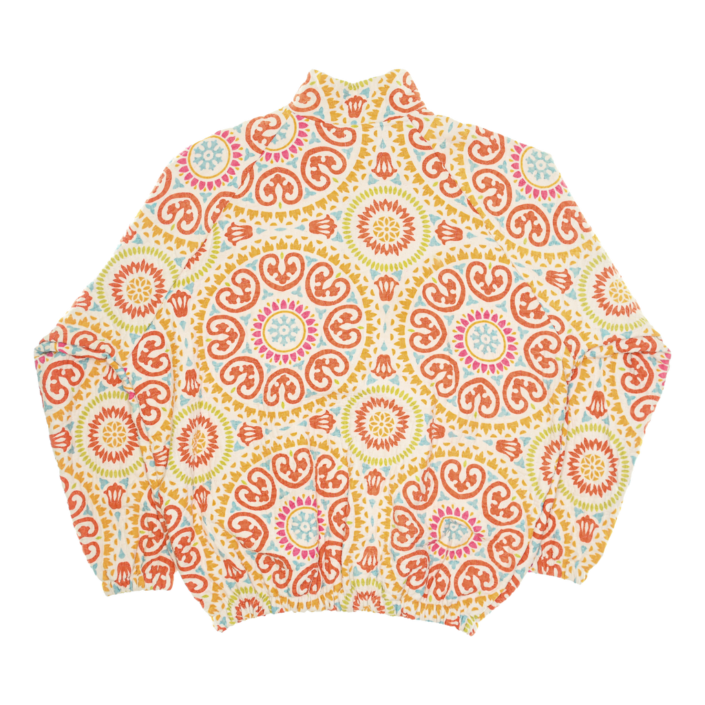 Coral Pink Mandolin Classic Quilt Bomber