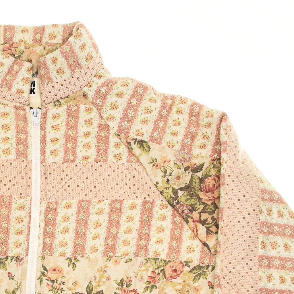 Pink Rose Classic Quilt Bomber