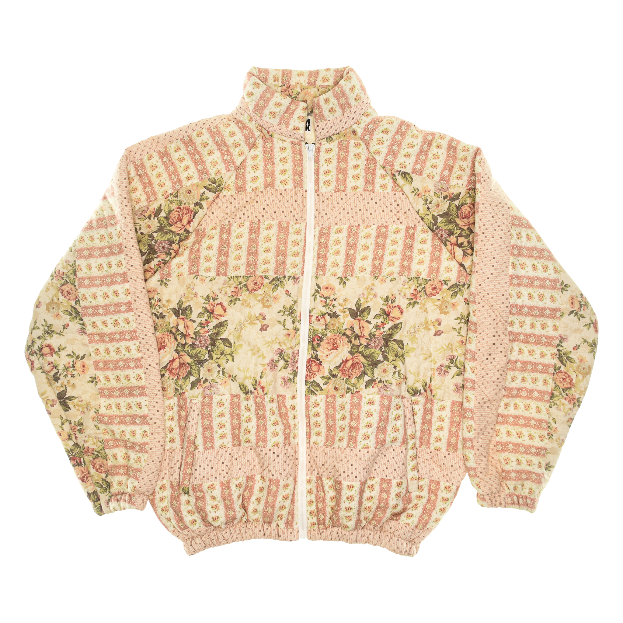 Pink Rose Classic Quilt Bomber