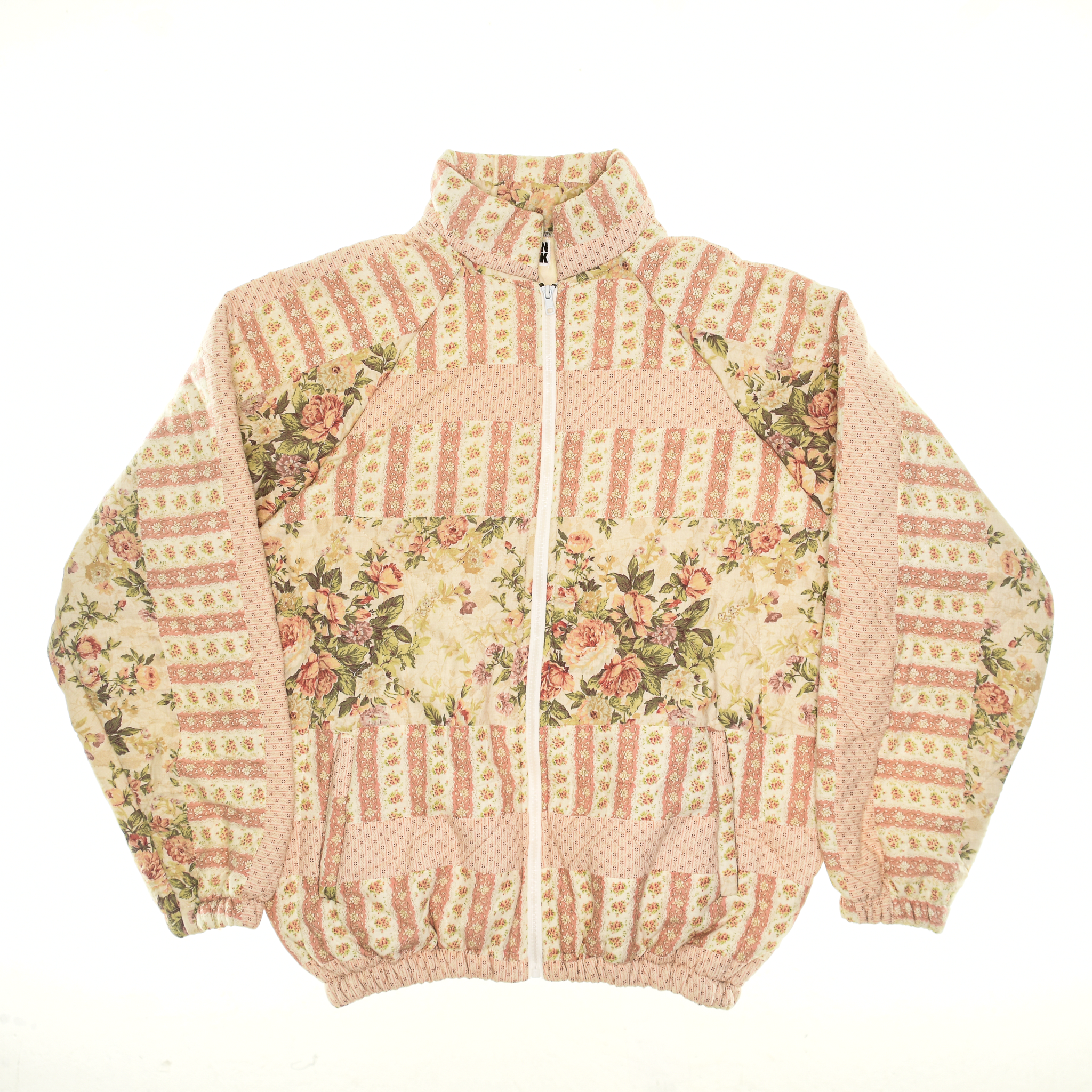 Pink Rose Classic Quilt Bomber