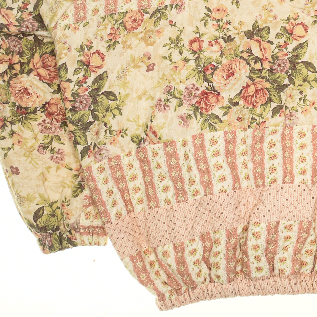 Pink Rose Classic Quilt Bomber