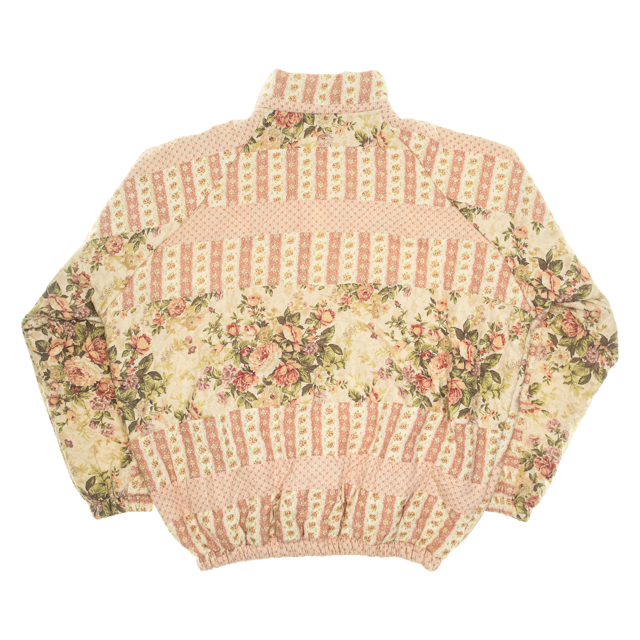Pink Rose Classic Quilt Bomber