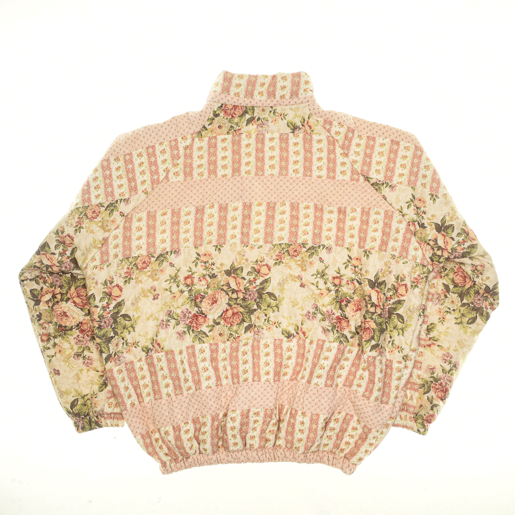 Pink Rose Classic Quilt Bomber