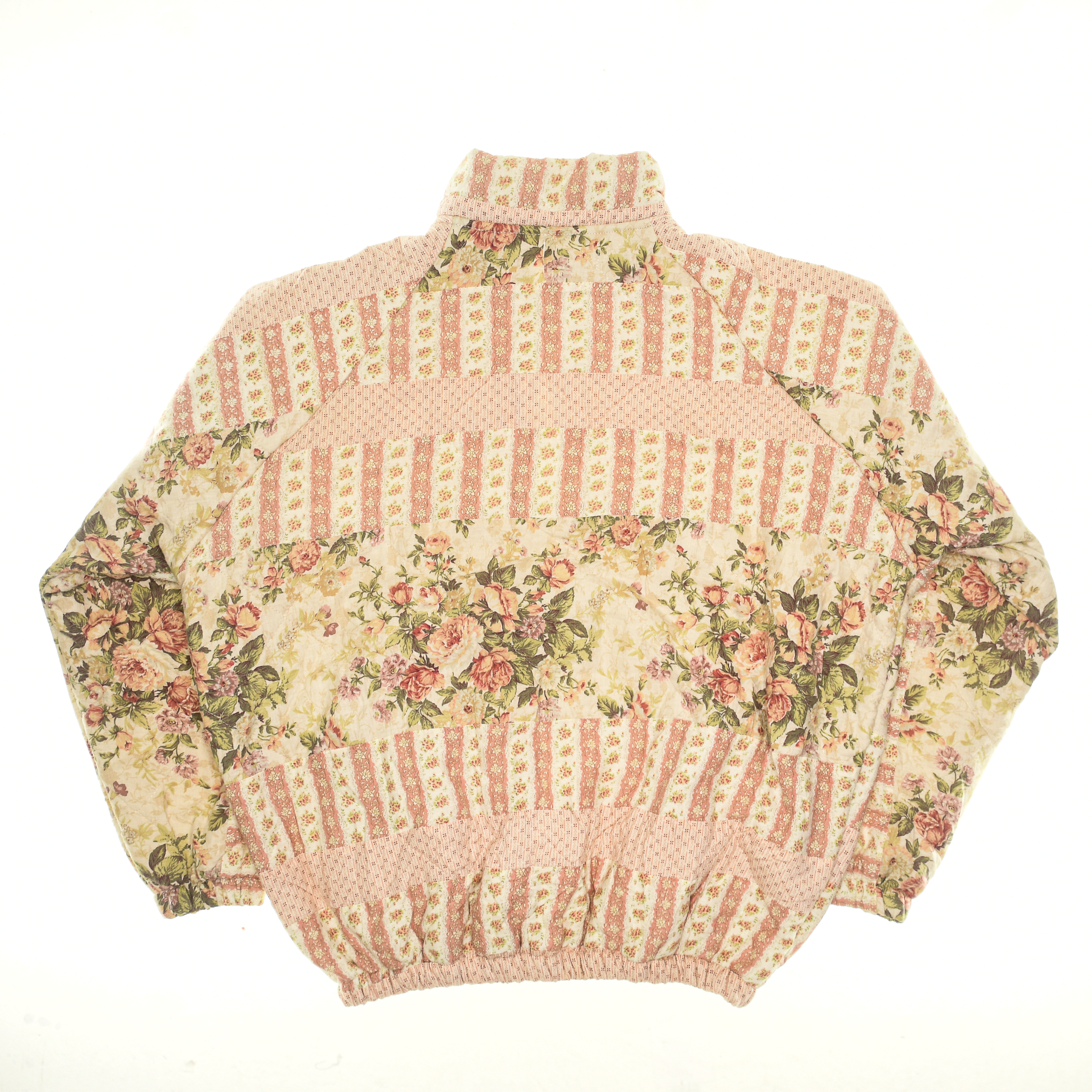 Pink Rose Classic Quilt Bomber