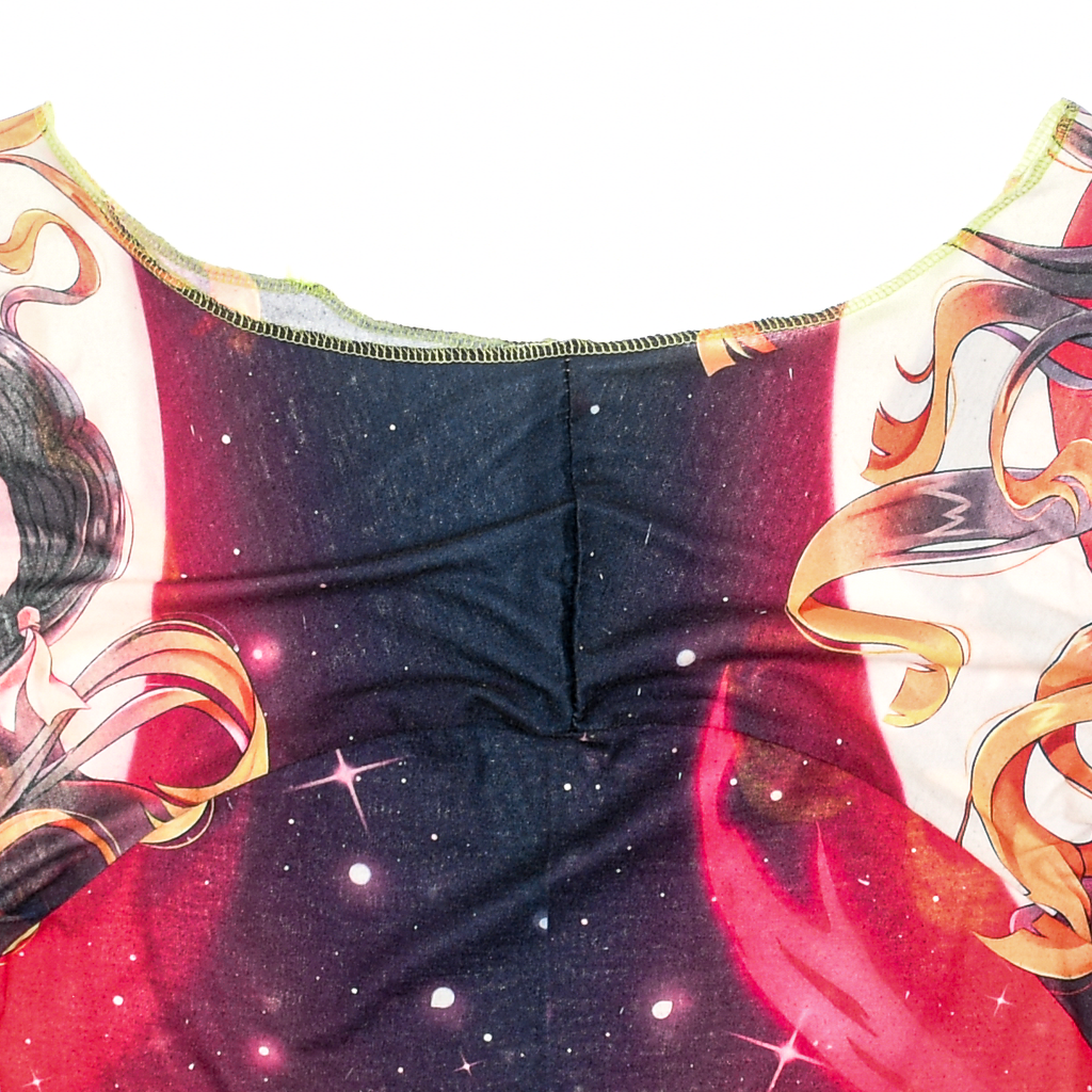 Anime Galaxy Reversible Crop Top