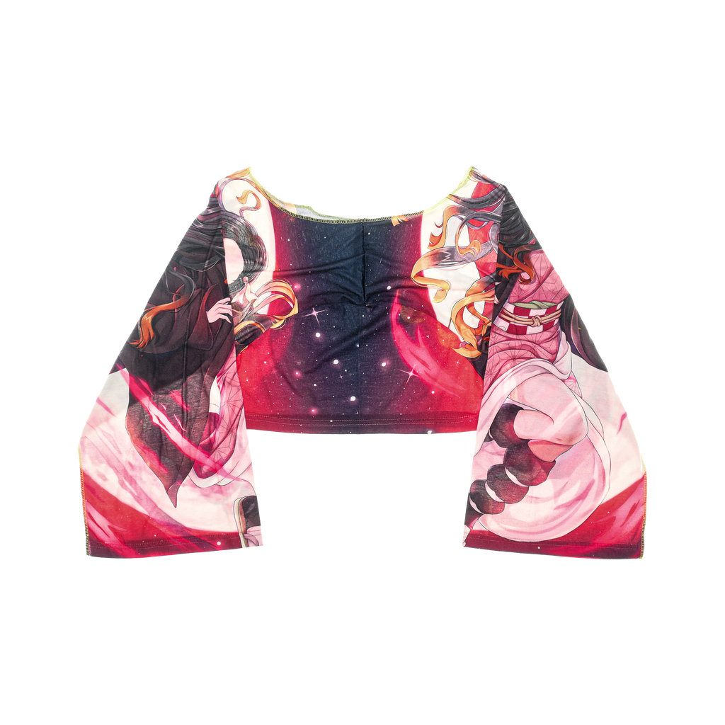 Anime Galaxy Reversible Crop Top
