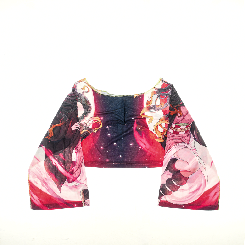 Anime Galaxy Reversible Crop Top
