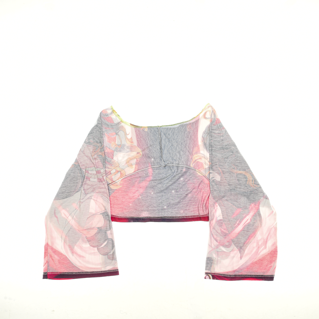 Anime Galaxy Reversible Crop Top