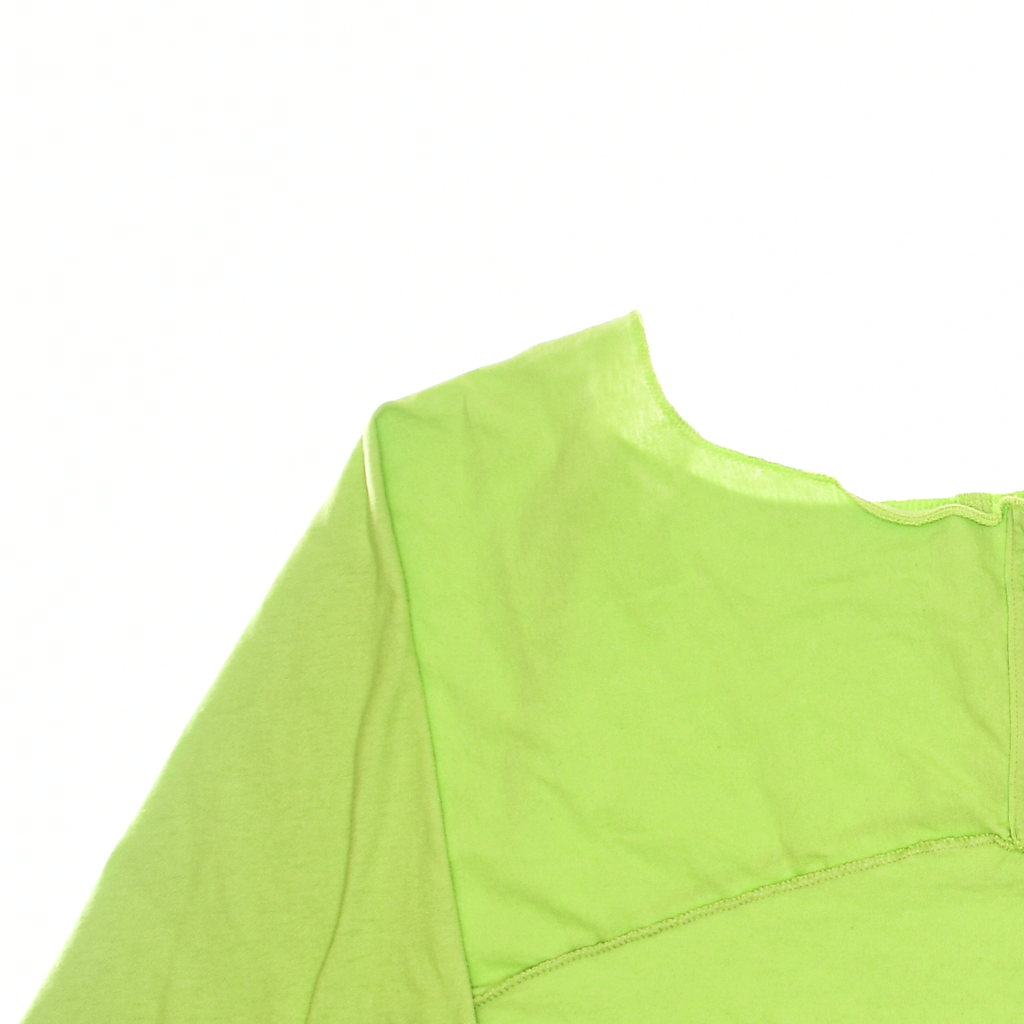 Lime Green Reversible Crop Top