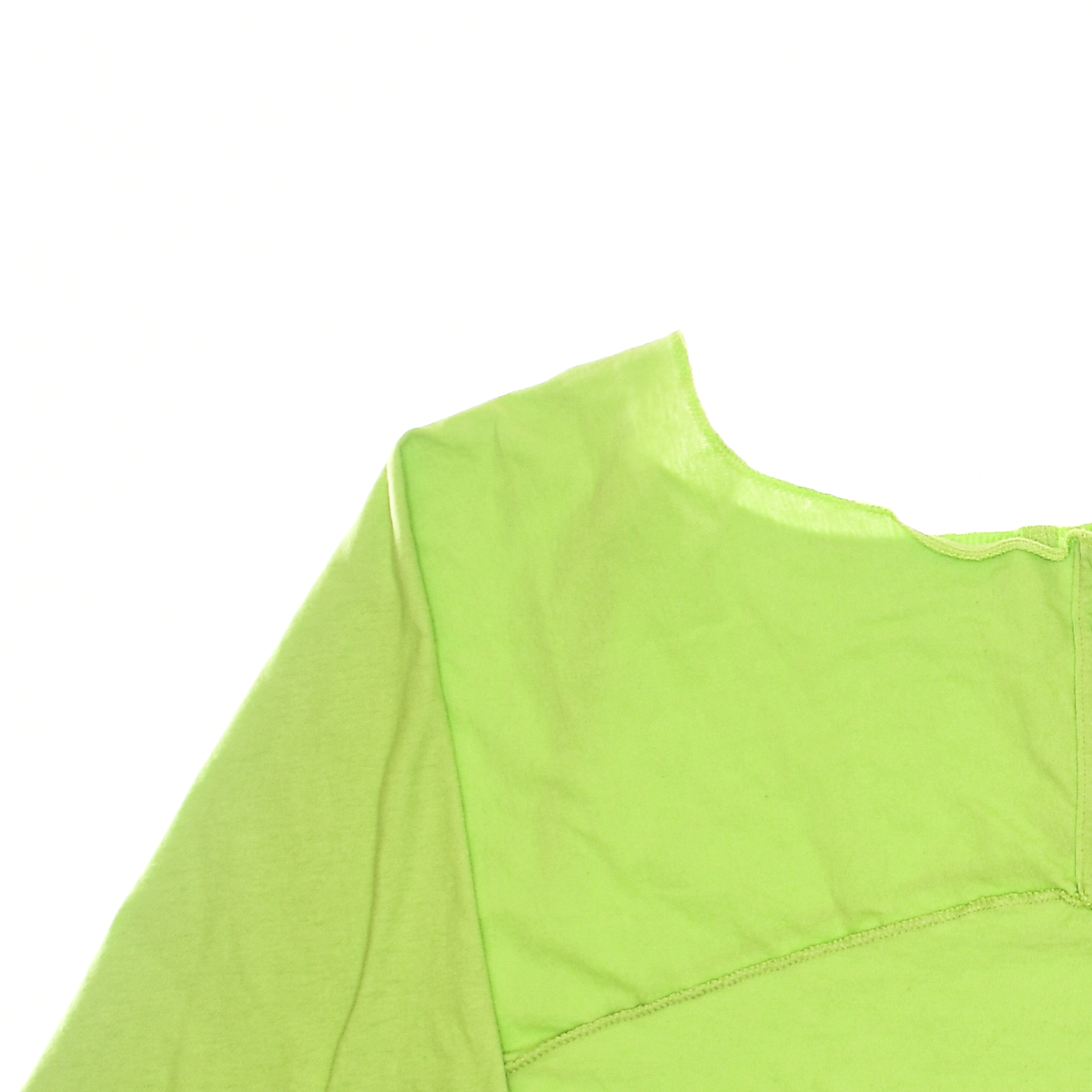 Lime Green Reversible Crop Top