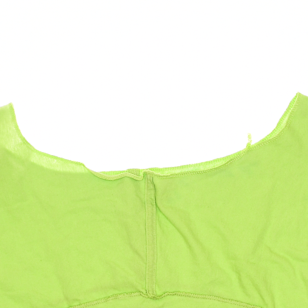 Lime Green Reversible Crop Top