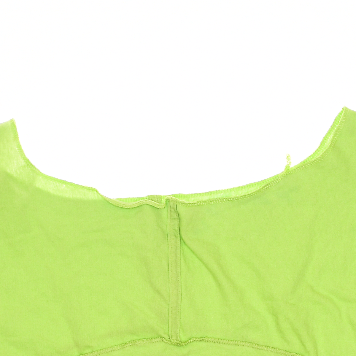 Lime Green Reversible Crop Top