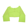 Lime Green Reversible Crop Top