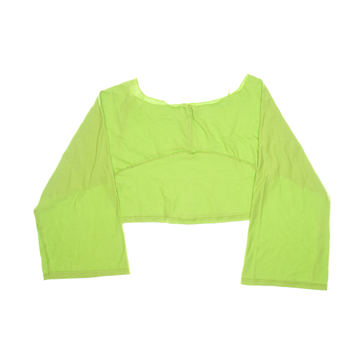 Lime Green Reversible Crop Top