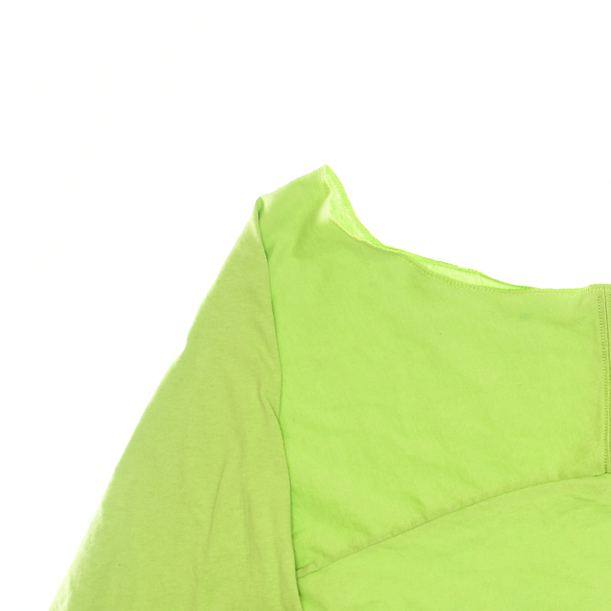 Lime Green Reversible Crop Top