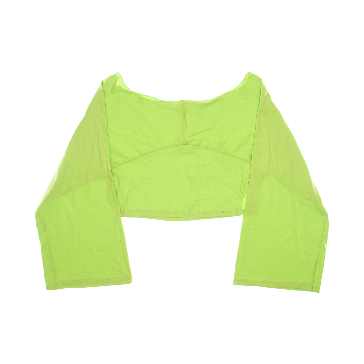 Lime Green Reversible Crop Top