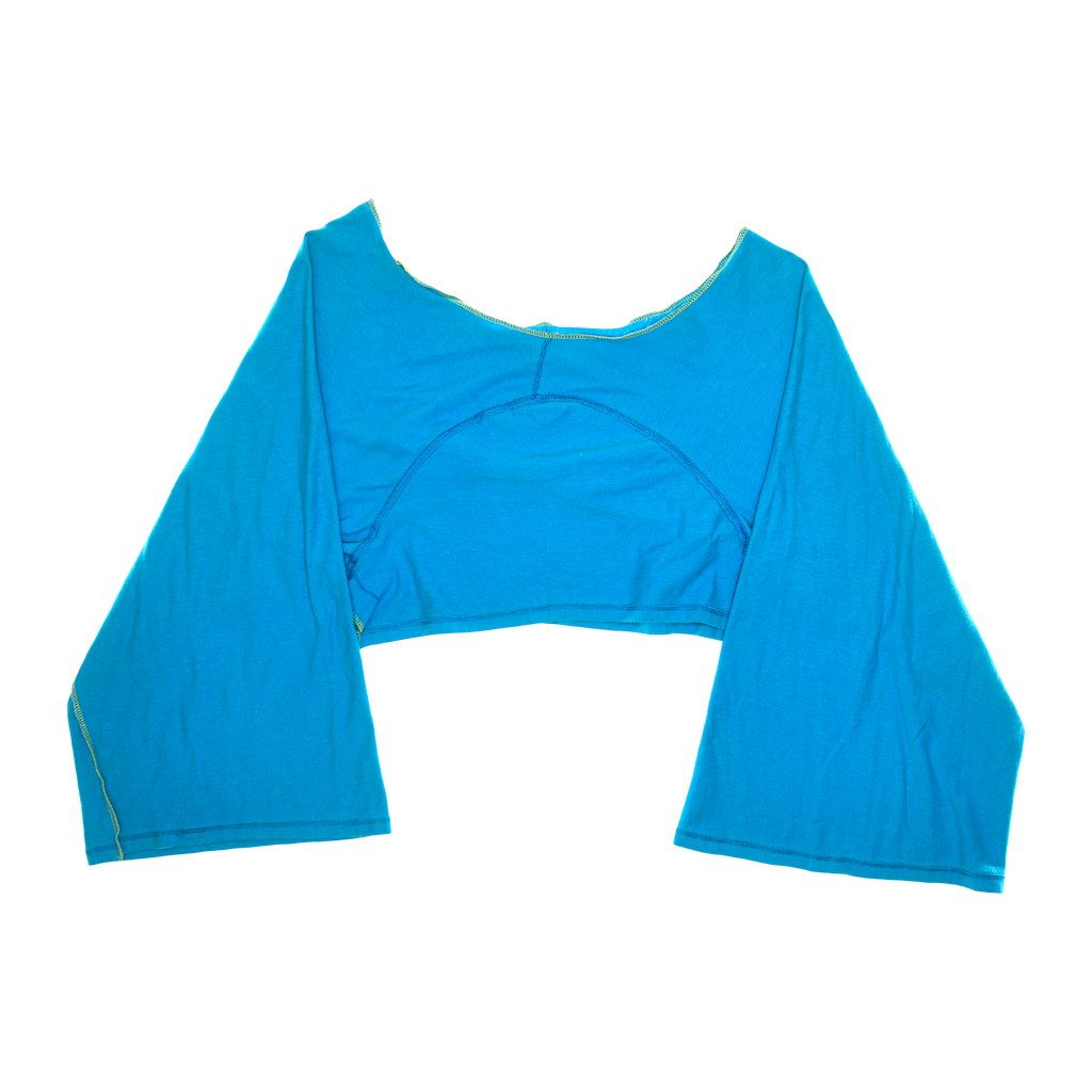 Cobalt Blue Reversible Crop Top