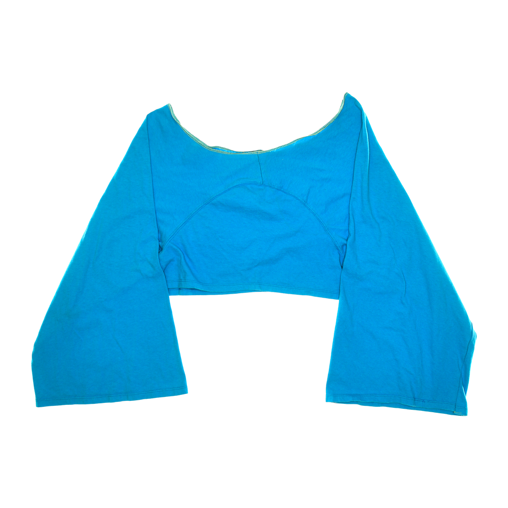 Cobalt Blue Reversible Crop Top