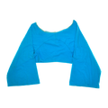 Cobalt Blue Reversible Crop Top