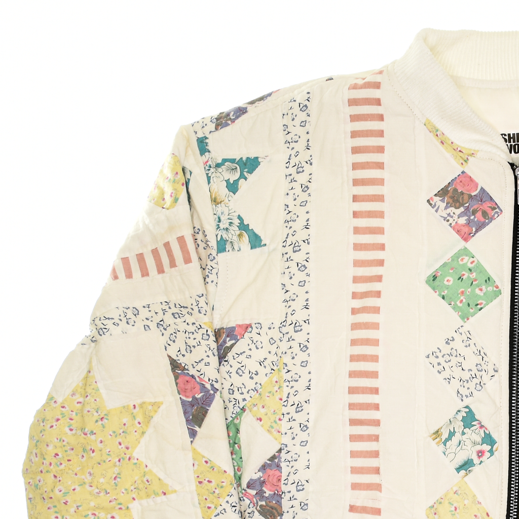 Pastels Diamond Patchwork Classic Quilt Bomber
