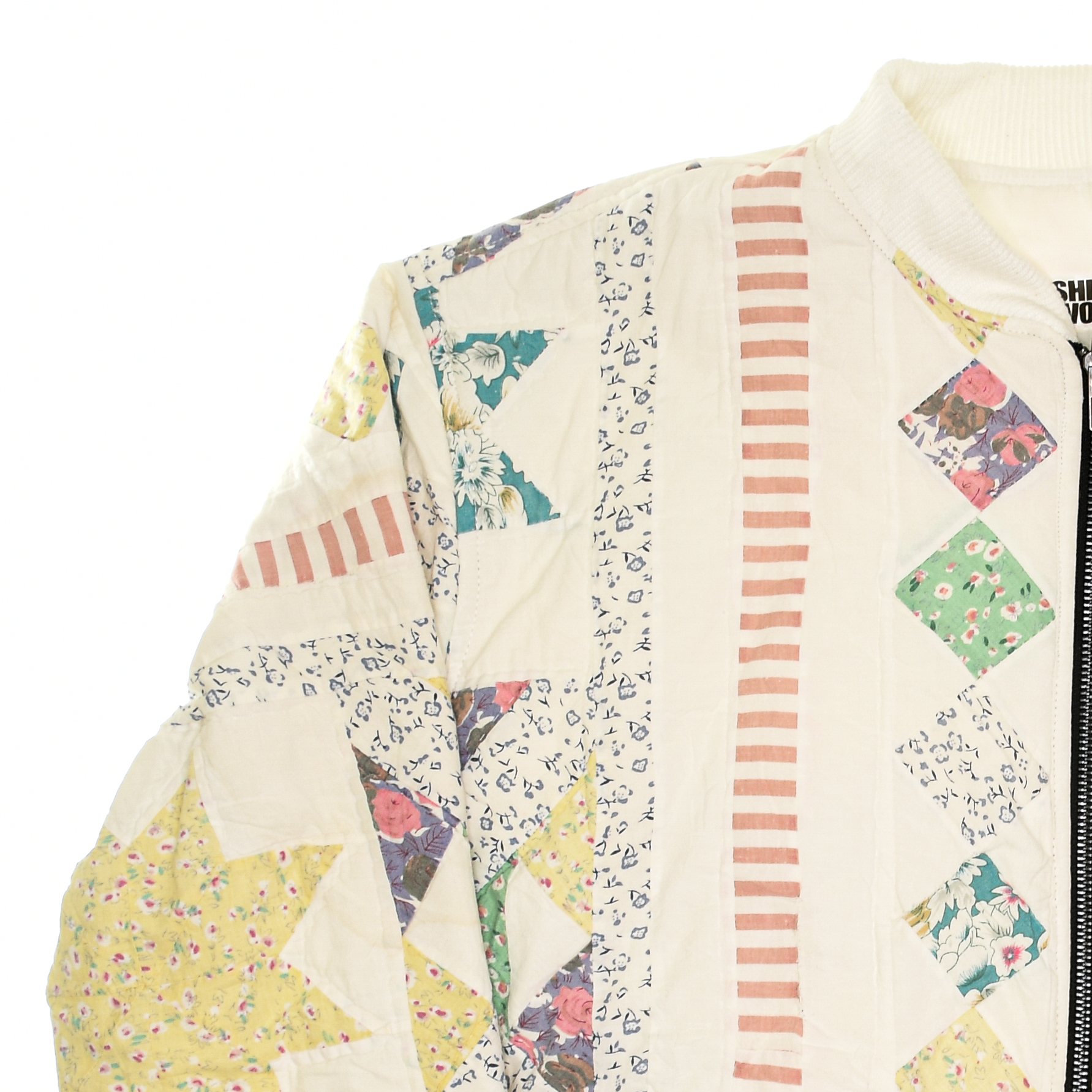 Pastels Diamond Patchwork Classic Quilt Bomber