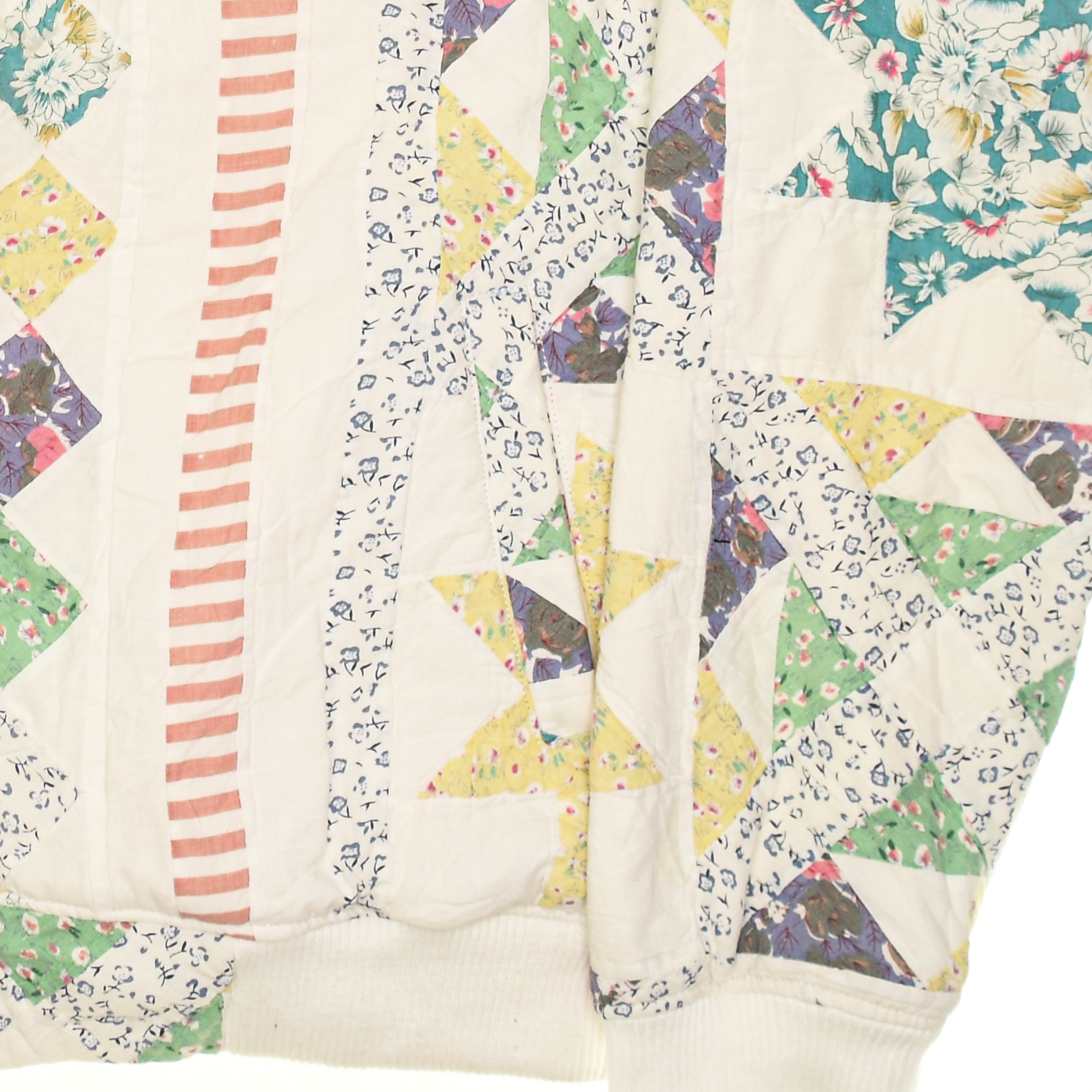 Pastels Diamond Patchwork Classic Quilt Bomber