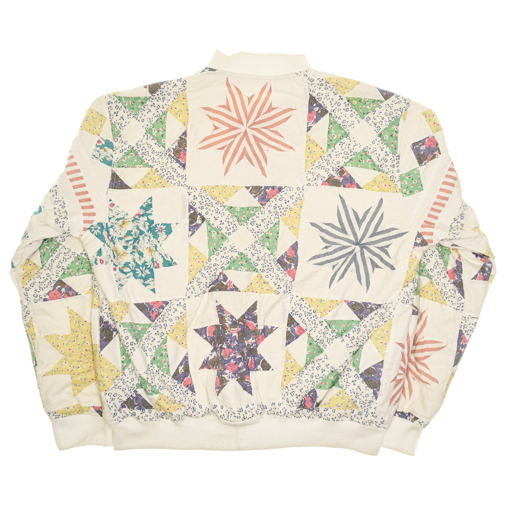 Pastels Diamond Patchwork Classic Quilt Bomber