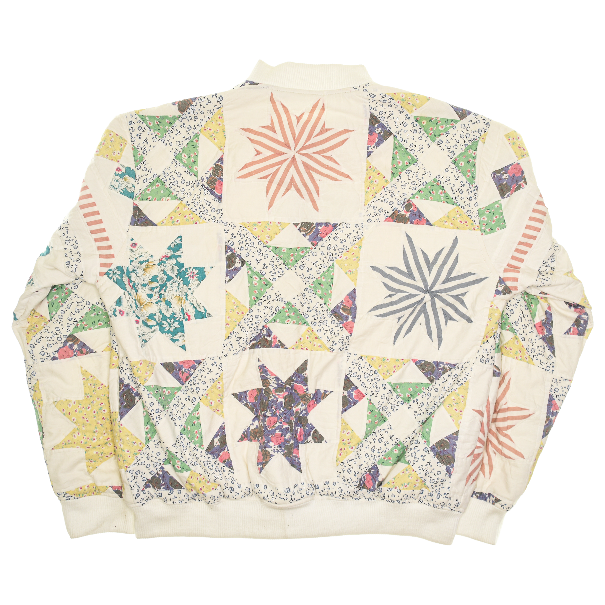 Pastels Diamond Patchwork Classic Quilt Bomber