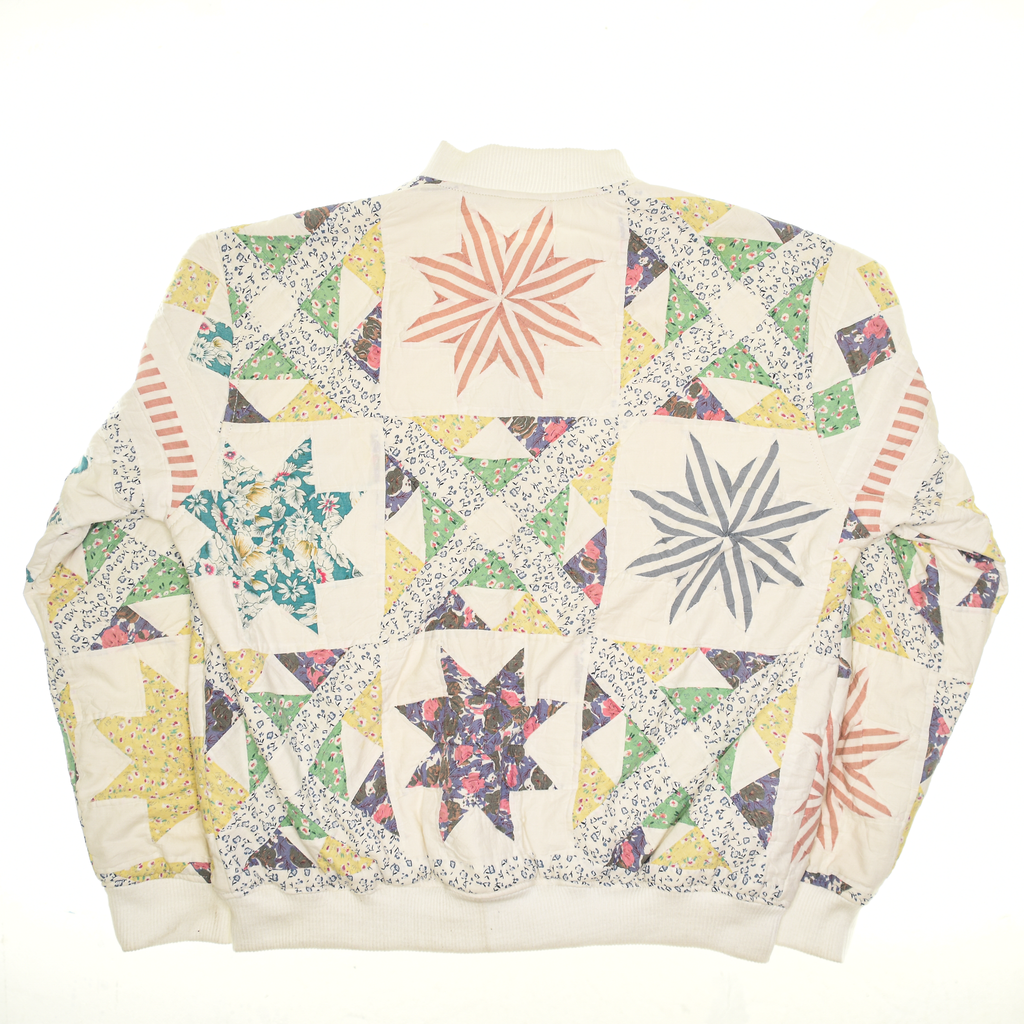 Pastels Diamond Patchwork Classic Quilt Bomber