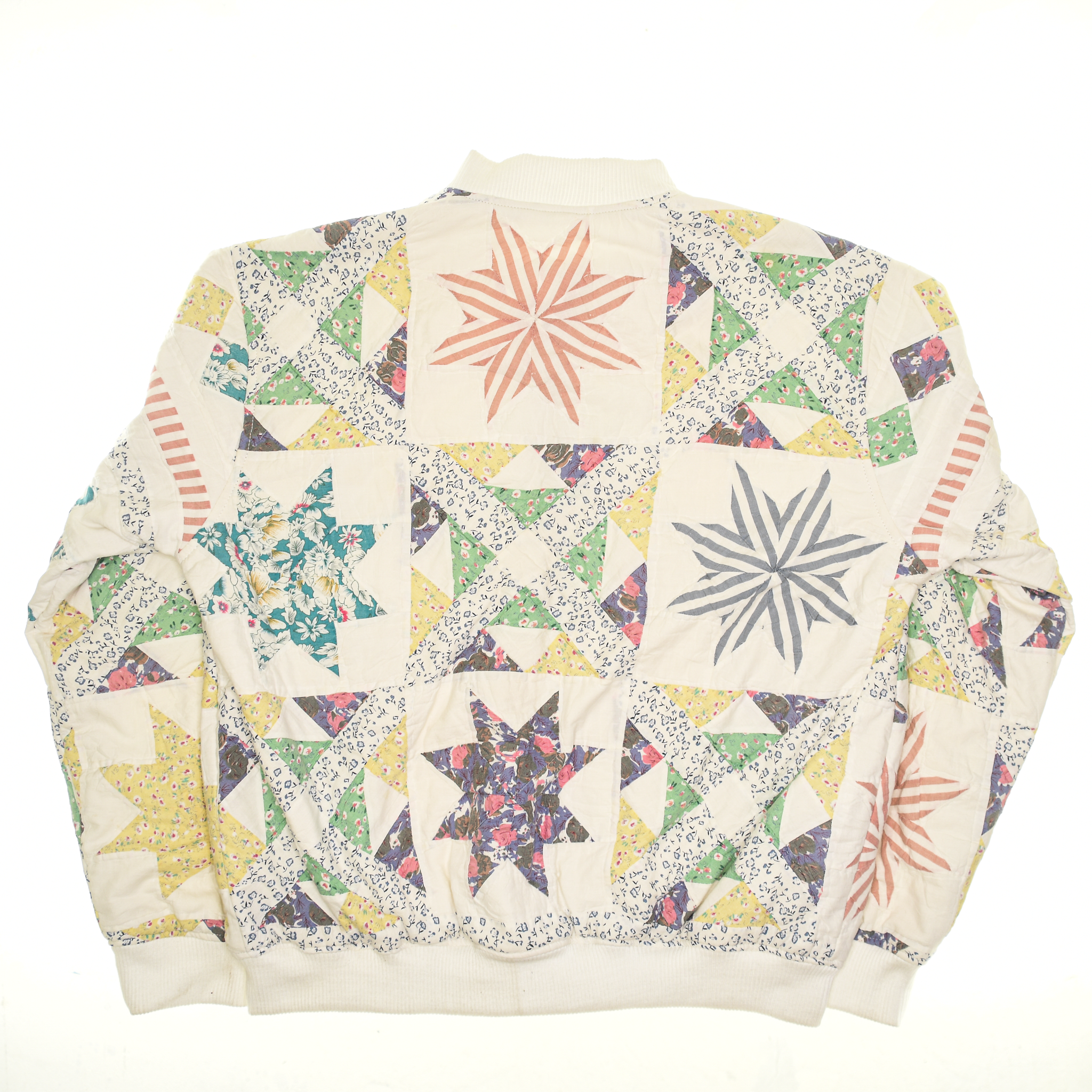 Pastels Diamond Patchwork Classic Quilt Bomber