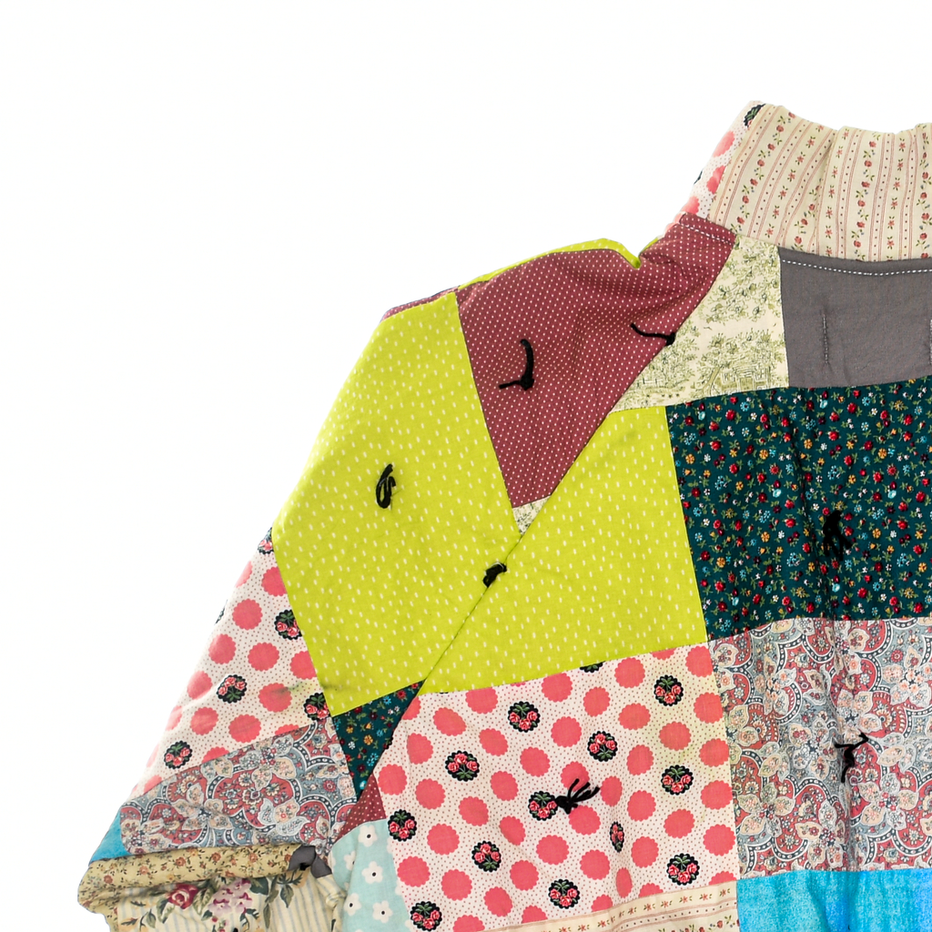 Vibrant Patchwork Classic Quilt Bomber