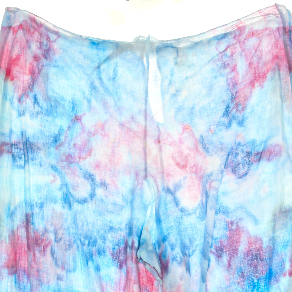 Ice Dye Cotton Pants