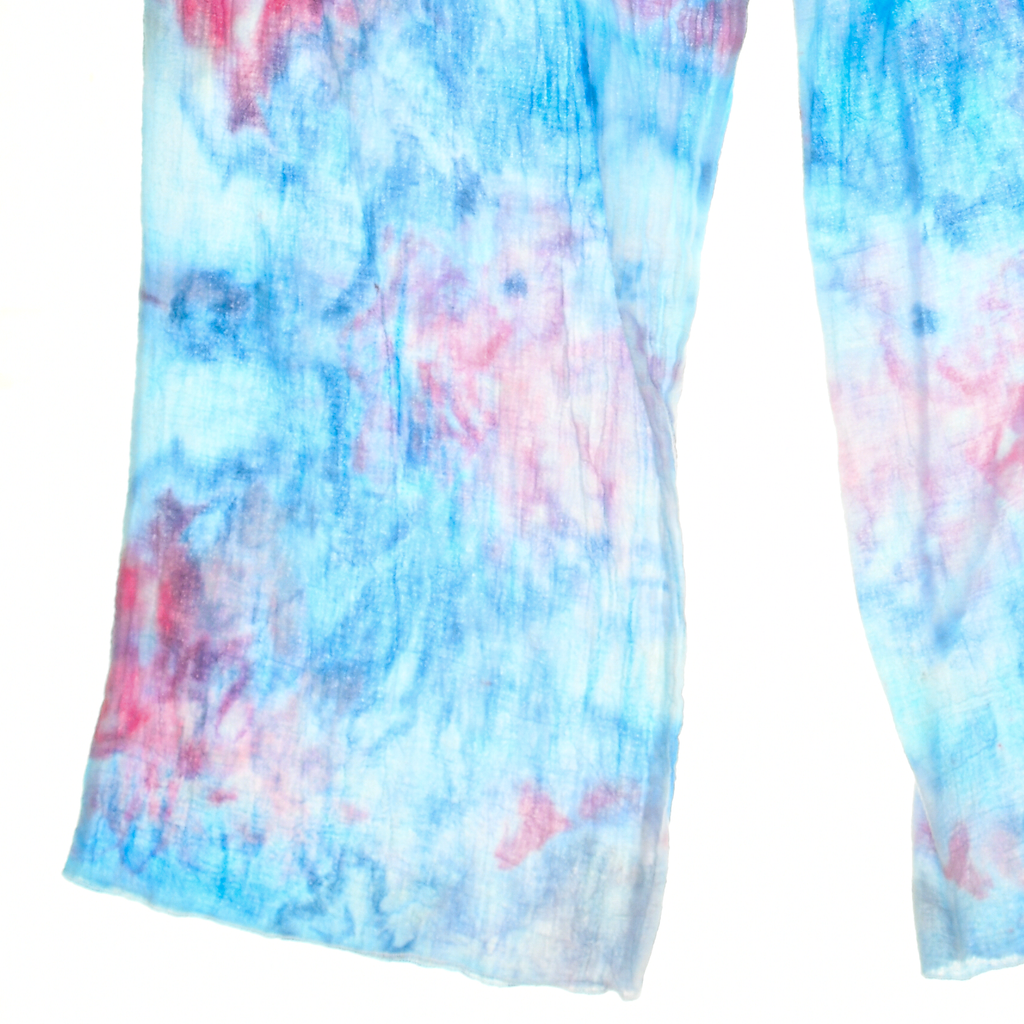Ice Dye Cotton Pants