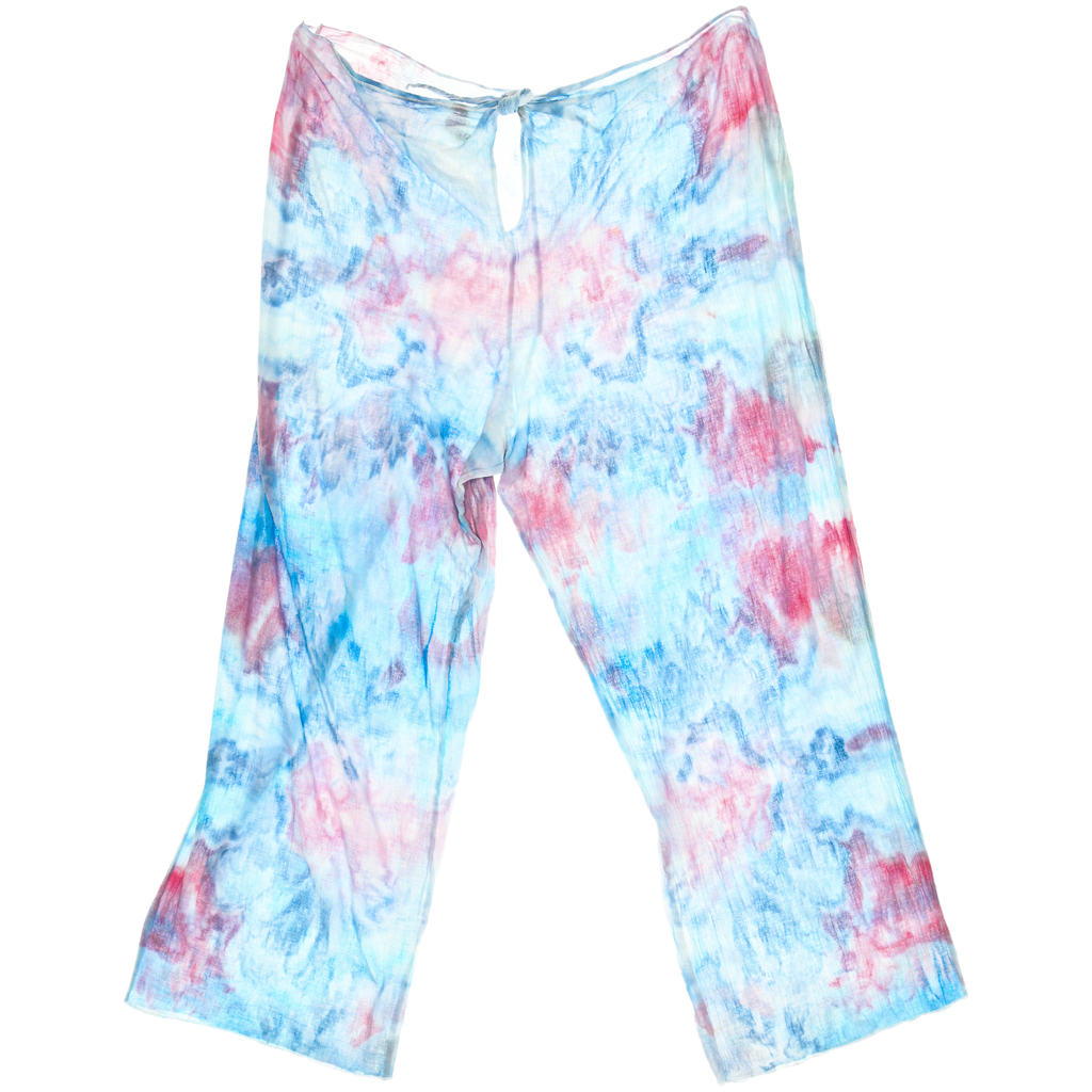 Ice Dye Cotton Pants