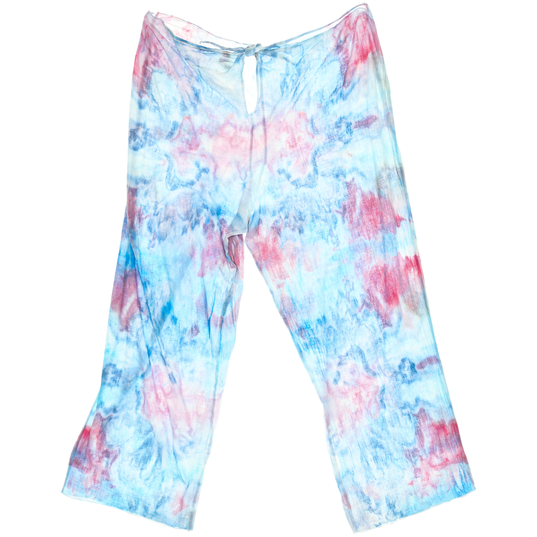 Ice Dye Cotton Pants