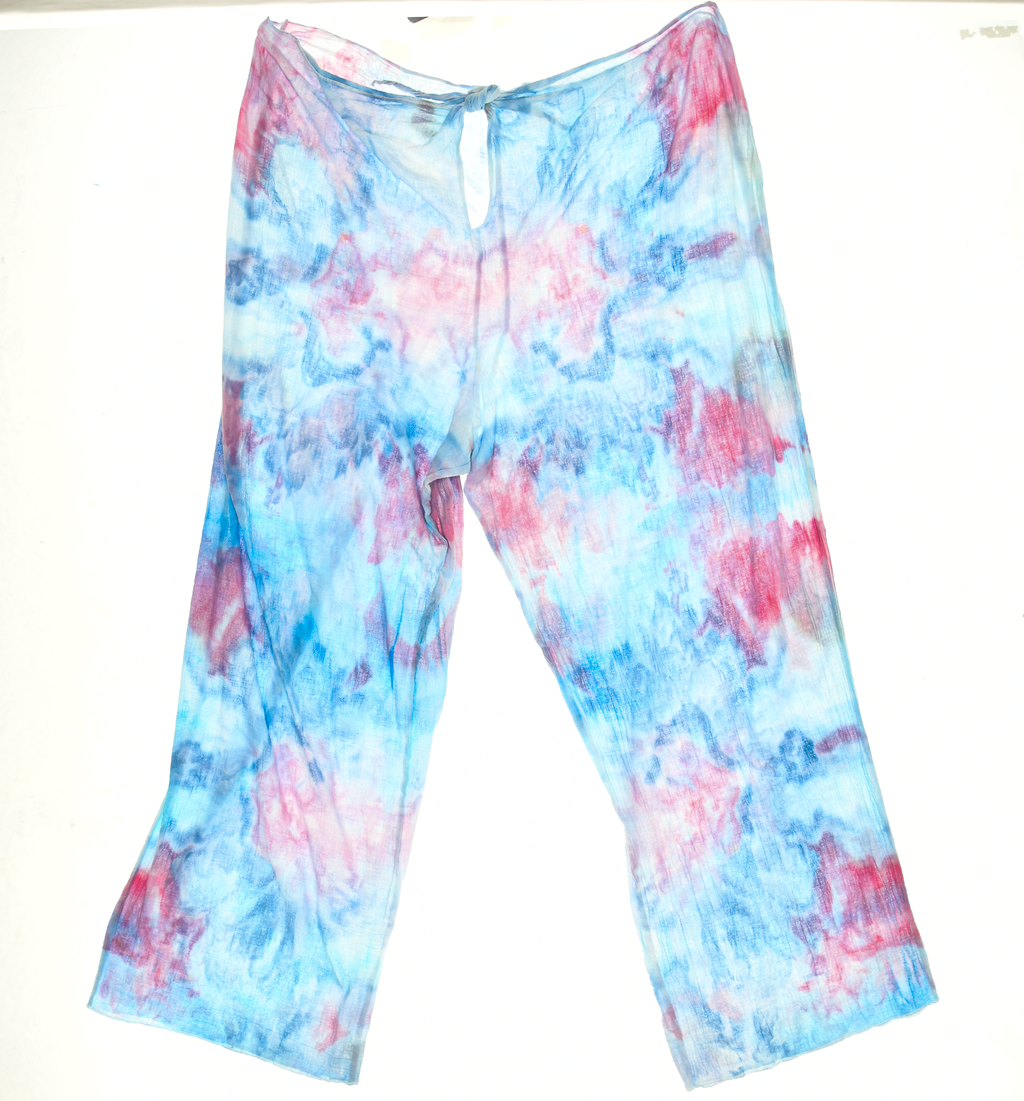 Ice Dye Cotton Pants