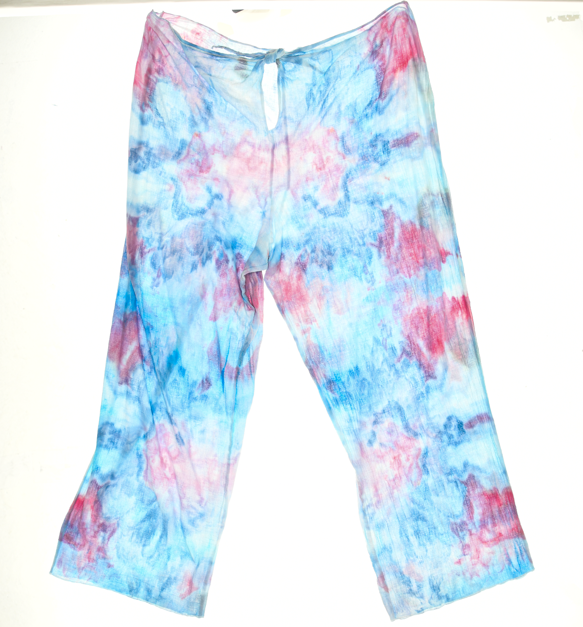 Ice Dye Cotton Pants